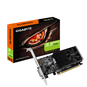 Відеокарта GeForce GT1030, Gigabyte, 2Gb GDDR4, 64-bit (GV-N1030D4-2GL) 4823070 фото