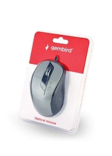 Миша Gembird MUS-6B-01-BG, оптика, Black/Grey USB 5165730 фото