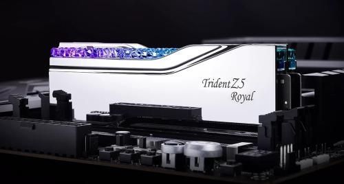 Память 24Gb x 2 (48Gb Kit) DDR5, 7200 MHz, G.Skill Trident Z5 Royal, Silver(F5-7200J3646F24GX2-TR5S) 8712510 фото