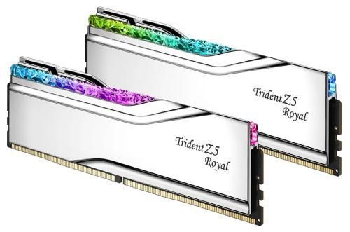 Память 24Gb x 2 (48Gb Kit) DDR5, 7200 MHz, G.Skill Trident Z5 Royal, Silver(F5-7200J3646F24GX2-TR5S) 8712510 фото