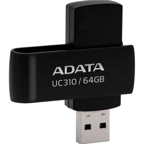 Флеш накопичувач USB 64Gb ADATA UC310, Black, USB 3.2 Gen 1 (UC310-64G-RBK) 8249460 фото