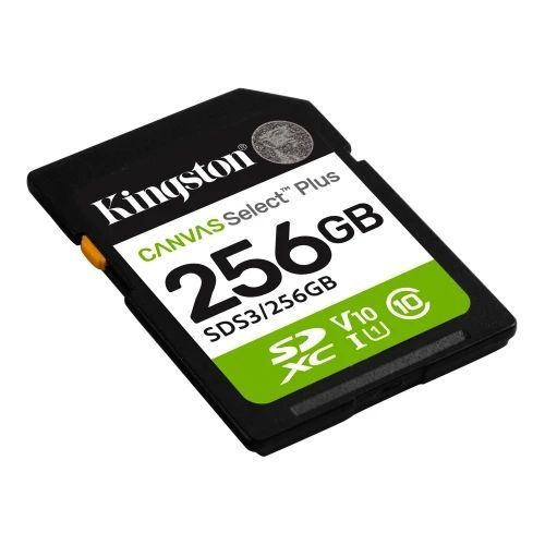 Карта пам'яті SDXC, 256Gb, Kingston Canvas Select Plus (SDS3/256GB) 9394620 фото