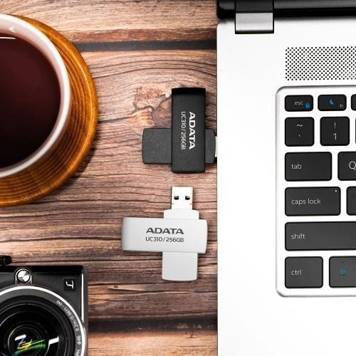 Флеш накопичувач USB 64Gb ADATA UC310, Black, USB 3.2 Gen 1 (UC310-64G-RBK) 8249460 фото