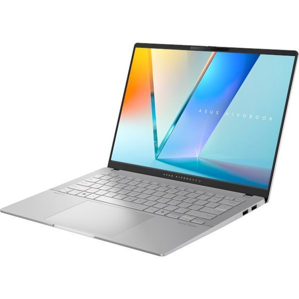 Ноутбук 14" Asus VivoBook S 14 OLED M5406WA-PP024 Silver, Ryzen AI 9, 24GB, 512GB (90NB14P1-M00120) 9329310 фото