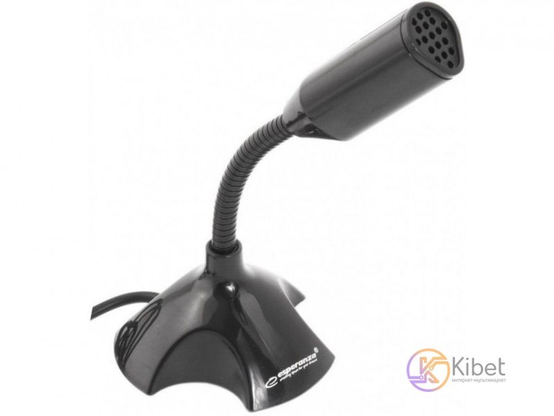 Микрофон Esperanza 'Scream', Black, USB, на подставке (EH179) 5800470 фото