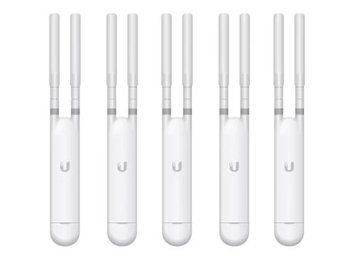Точка доступа Ubiquiti UniFi AC Mesh 5-pack (300/867, 1x10/100/1000 Mbps, PoE) Box (UAP-AC-M-5) 5783310 фото