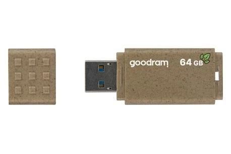 Флеш накопичувач USB 64Gb Goodram UME3 "Eco Friendly", Brown, USB 3.2 Gen 1 (UME3-0640EFR11) 7414110 фото