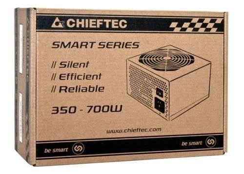 Блок живлення 400 Вт, Chieftec SMART, Black (GPS-400A8) 5501760 фото