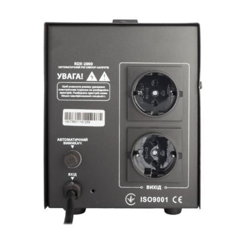 Стабилизатор Gemix RDX-2000, 2000 VA (1400 Вт), вход. напряжение 140-260В, вых напряжение 220В 5642910 фото