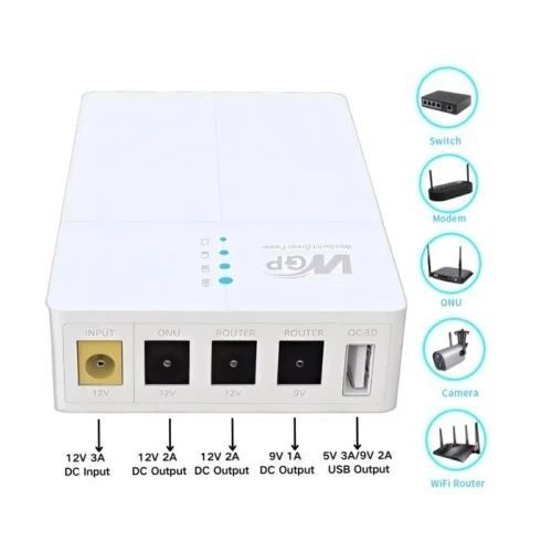Источник бесперебойного питания для роутера WGP UPS RCI 302, White 9735870 фото