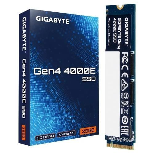 Твердотільний накопичувач SSD 250Gb, Gigabyte Gen4 4000E, PCI-E 4.0 x4, M.2 (G440E250G) 8605950 фото