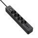 Фільтр мережевий ColorWay, 4 розетки, 5 м, Black, 1xType-C / 2xUSB (CW-CHE435PDB) 8634900 фото 1