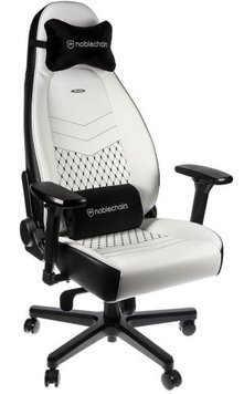 Ігрове крісло Noblechairs ICON, White/Black (NBL-ICN-PU-WBK) 8346630 фото