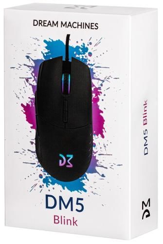 Миша Dream Machines DM5 Blink, Black 6071940 фото