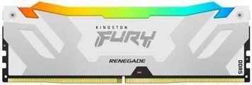 Память 32Gb DDR5, 6400 MHz, Kingston Fury Renegade RGB, White/Silver (KF564C32RWA-32) 8386800 фото