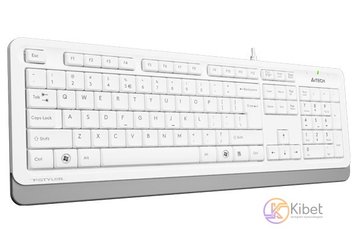 Клавиатура A4tech Fstyler FK10, Sleek MMedia Comfort, USB, White 5281350 фото