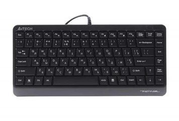 Клавиатура A4Tech FKS11 "Fstyler", Black/Grey 7000110 фото