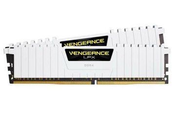 Пам'ять 8Gb x 2 (16Gb Kit) DDR4, 3200 MHz, Corsair Vengeance LPX, White (CMK16GX4M2E3200C16W) 7661370 фото