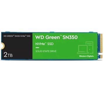 Твердотельный накопитель SSD 2Tb, Western Digital Green SN350, PCI-E 3.0 x4, M.2 (WDS200T3G0C) 9283920 фото