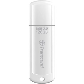 Флеш накопитель USB 128Gb Transcend JetFlash 730, White, USB 3.1 Gen 1 (TS128GJF730) 4925850 фото