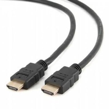 Кабель HDMI - HDMI 1 м Cablexpert Black, V2.0, позолочені конектори (CC-HDMI4-1M) 4032300 фото