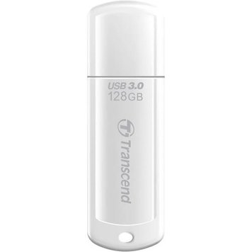 Флеш накопичувач USB 128Gb Transcend JetFlash 730, White, USB 3.1 Gen 1 (TS128GJF730) 4925850 фото