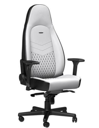 Ігрове крісло Noblechairs ICON, White/Black (NBL-ICN-PU-WBK) 8346630 фото