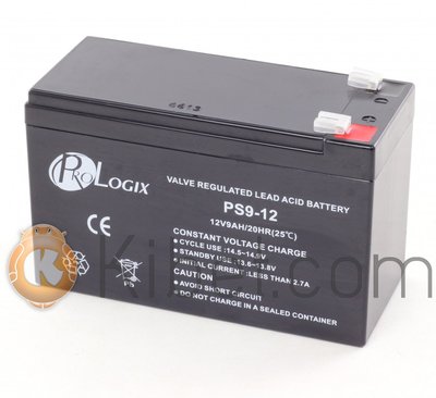 Батарея для ИБП 12В 9Ач ProLogix PS9-12 ШxДxВ 150x64x94 3337650 фото