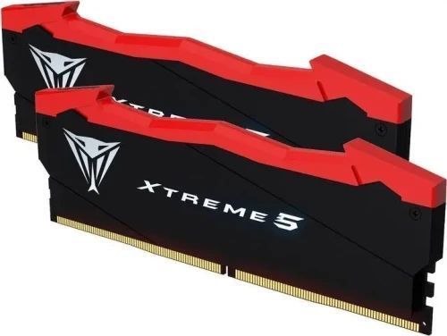 Память 16Gb x 2 (32Gb Kit) DDR5, 6400 MHz, Patriot Viper Xtreme 5, Black/Red (PVX532G64C32K) 9353340 фото