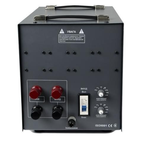 Стабілізатор Gemix GDX-8000, 8000 VA (5600 Вт), вхід. напруга 140-260В, вих напруга 220В + - 6,8% 50 Гц, цифрові індикатори 8221410 фото
