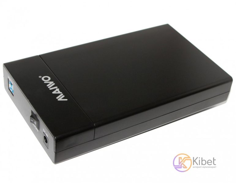 Кишеня зовнішня 3.5' Maiwo K3568, Black, USB 3.0, 1xSATA HDD, живлення по БП 4265910 фото