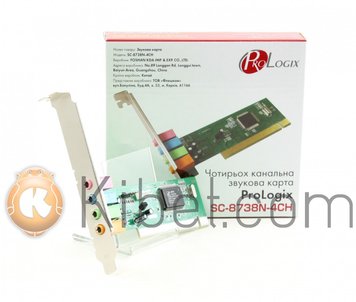 Звуковая карта PrologiX, PCI, 32bit, 4-Channels, CMI873 (SC-8738N-4CN) 3385440 фото