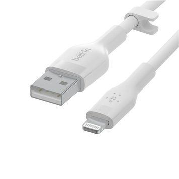 Кабель USB AM - Lightning, 1 м, White, Belkin (CAA008BT1MWH) 9276660 фото