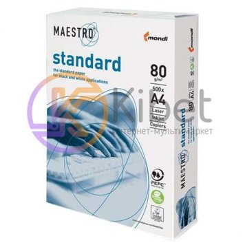 Бумага А4 Maestro Standard+ 80 г м?, 500 л 3617070 фото