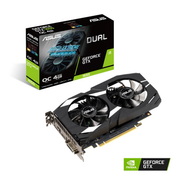 Відеокарта GeForce GTX 1650, Asus, DUAL OC, 4Gb GDDR5, 128-bit (DUAL-GTX1650-O4G) 5185050 фото