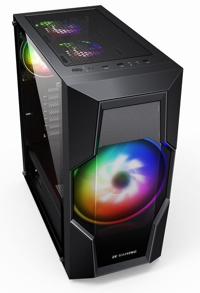 Корпус 2E Gaming TURBO (G2057B) Black, без БП, ATX (2E-G2057B) 6793710 фото