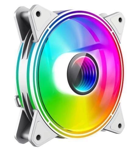 Вентилятор 120 мм, GameMax Rainbow Force Q "Infinity", White (FN-12Rainbow-Q-Infinity WT) 8083770 фото