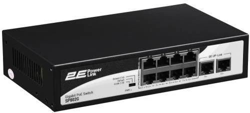 Комутатор 2E PowerLink SP802G, Black, некерований (2E-SP802G-2) 8506860 фото