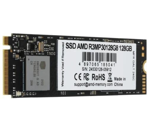 Твердотільний накопичувач SSD 128Gb, AMD R3, PCI-E 3.0 x4, M.2 (R3MP30128G8) 9482580 фото