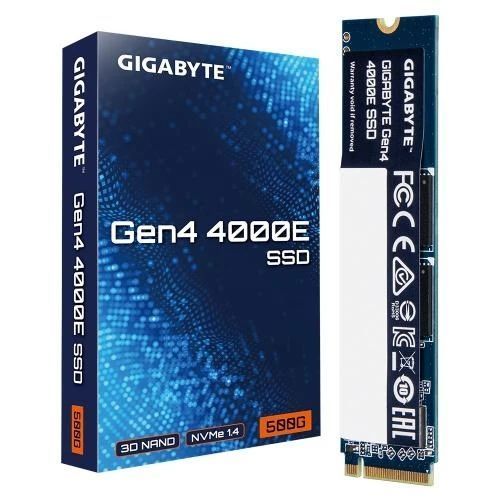 Твердотільний накопичувач SSD 500Gb, Gigabyte Gen4 4000E, PCI-E 4.0 x4, M.2 (G440E500G) 8605980 фото