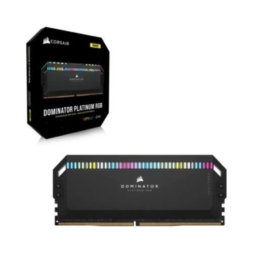 Пам'ять 16Gb x 2 (32Gb Kit) DDR5, 6000 MHz, Corsair Dominator Platinum RGB, Black (CMT32GX5M2E6000C36) 8386350 фото