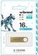 Флеш накопичувач USB 16Gb Wibrand Puma, Gold, USB 2.0 (WI2.0/PU16U1G) 8601690 фото 2