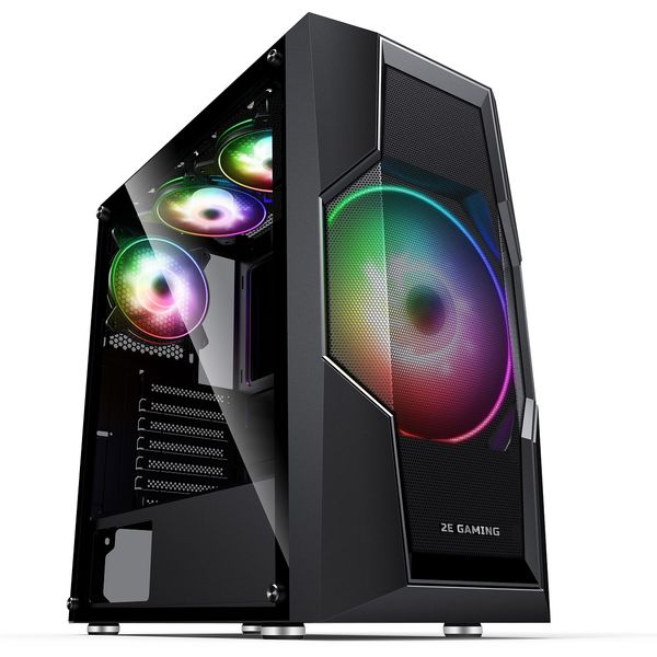 Корпус 2E Gaming TURBO (G2057B) Black, без БЖ, ATX (2E-G2057B) 6793710 фото