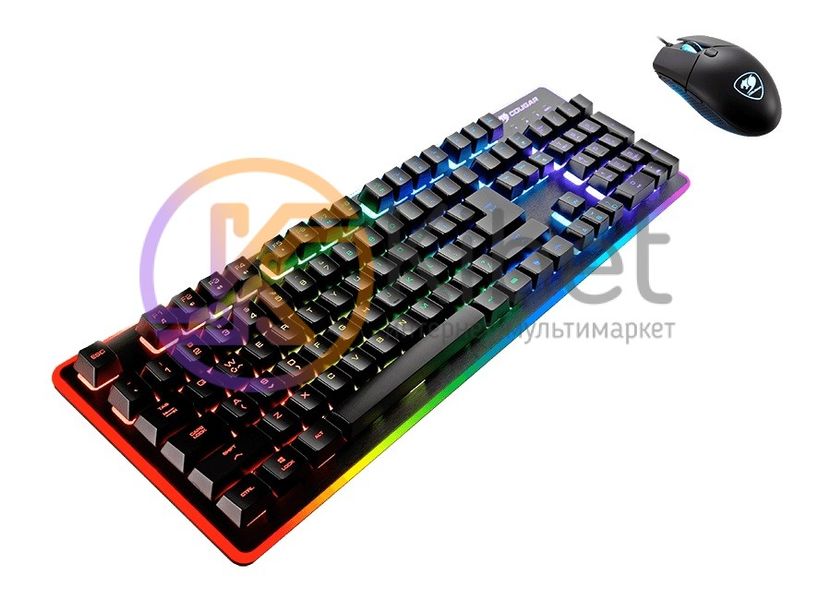 Комплект (Клавиатура + мышь) Cougar Deathfire EX, USB, игровой, гибридные свитчи 4596510 фото