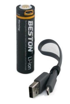 Акумулятор 18650 USB, 3500 mAh, Beston 70M-35, 1 шт, 3.7V (AAB1851) 6878280 фото