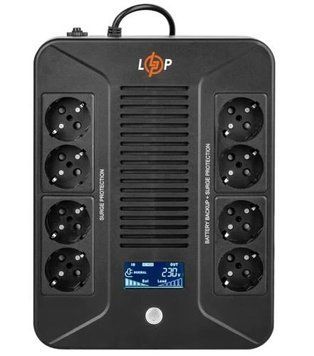 Источник бесперебойного питания LogicPower LPM-UL600VA-8PS 360 Вт 8347230 фото