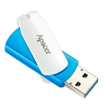 Флеш накопитель USB 128Gb Apacer AH357, White/Blue, USB 3.2 Gen 1 (AP128GAH357U-1) 8684970 фото