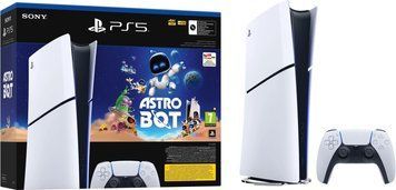 Ігрова приставка Sony PlayStation 5 Slim Digital Edition, White + гра Astro Bot 9159510 фото