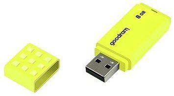 Флеш накопичувач USB 8Gb Goodram UME2, Yellow, USB 2.0 (UME2-0080Y0R11) 6331920 фото