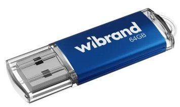 Флеш накопитель USB 64Gb Wibrand Cougar, Blue, USB 2.0 (WI2.0/CU64P1U) 8603220 фото